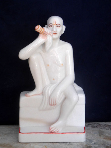 Gajanan-Maharaj Marble Statue